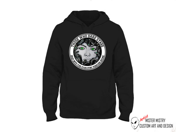 MEDUSA / DEEP BLACK HOODIE