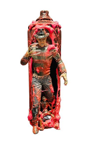 Freddy Kruger| Graffiti spray can art display