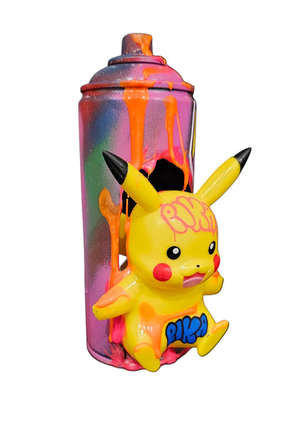 Pikachu | Graffiti spray can art display