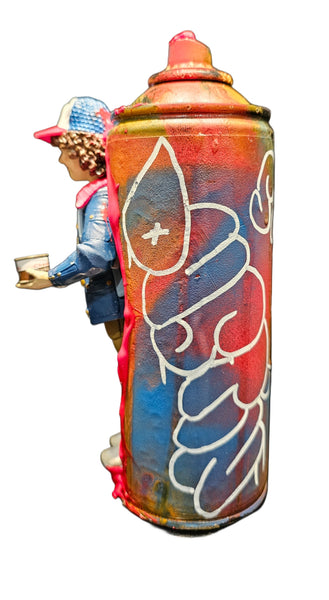 Stranger Things | Dustin | Graffiti spray can art display