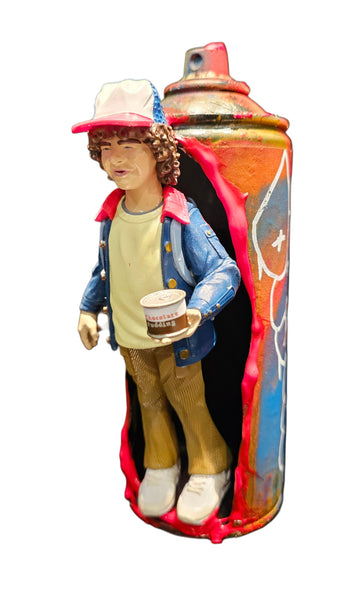 Stranger Things | Dustin | Graffiti spray can art display