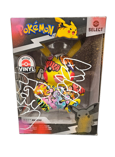 8" PIKACHU | Graffiti vinyl toy art display