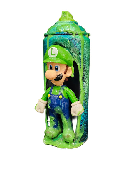 Luigi | Graffiti spray can art display