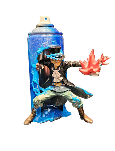 Sabo One Piece | Graffiti spray can art display