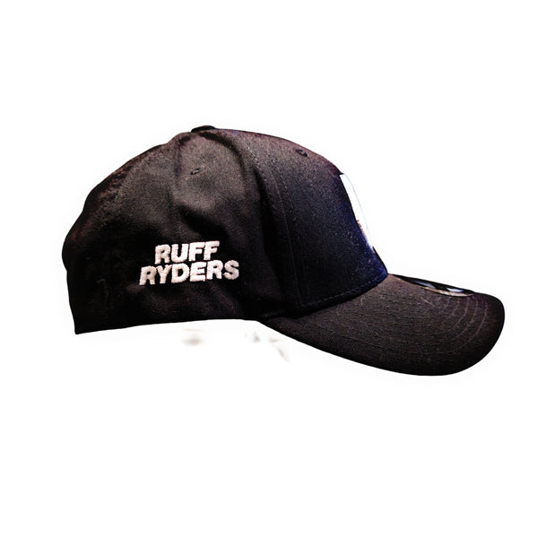 BLACK ADJUSTABLE SNAPBACK CAP