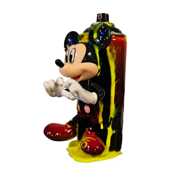 Mickey Heart | Graffiti spray can art display (Copy)