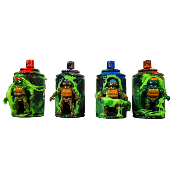 Mini TMNT Set  | Graffiti small spray can art (Copy)