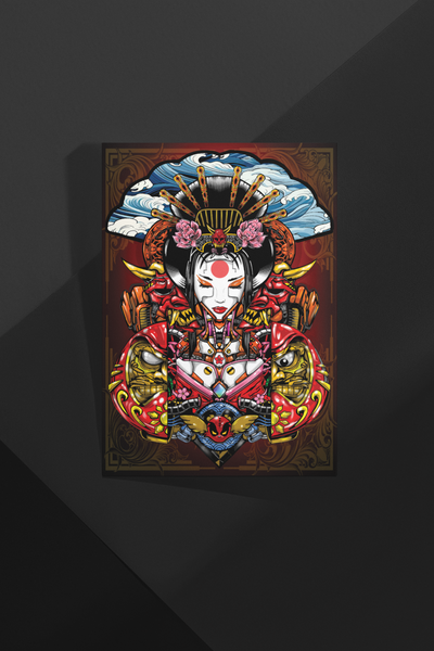 SILK CIRCUIT DOUBLE SIDED ART PRINT
