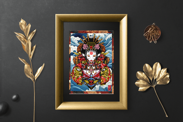 SILK CIRCUIT DOUBLE SIDED ART PRINT