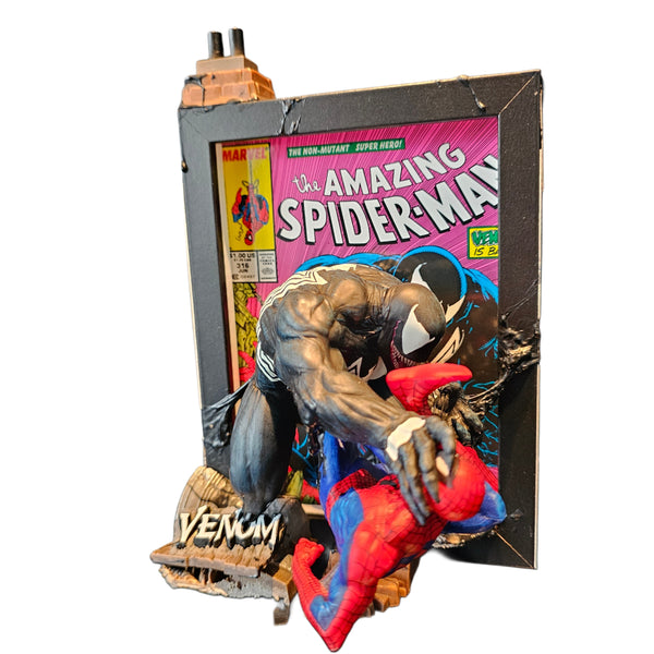 Venom Strikes #316 3D Box Frame Art