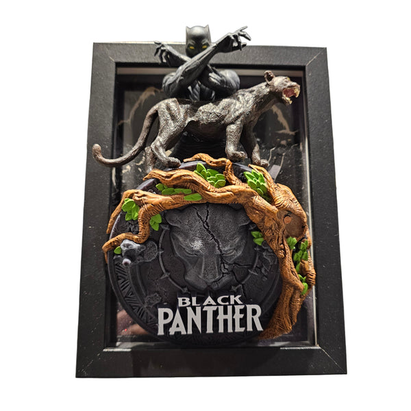 Black Panther 3D Box Frame Art 13x18cm