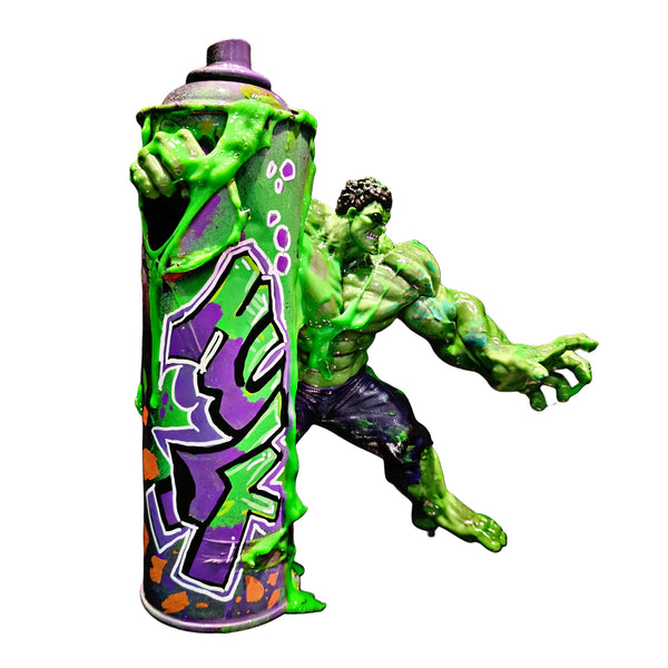 Hulk | Graffiti spray can art display