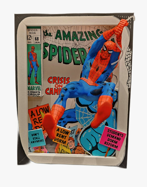 SPIDERMAN Issue #68 3D Box Frame Art