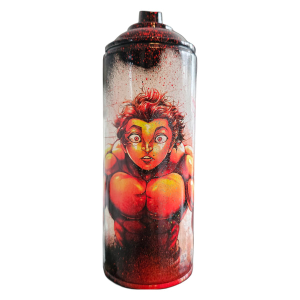 Baki Hanma | Street art spray can
