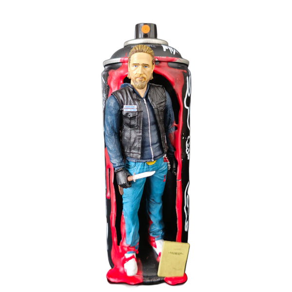 Sons of Anarchy| Jax | Graffiti spray can art display