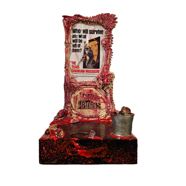 Leather Face | Graffiti spray can art display