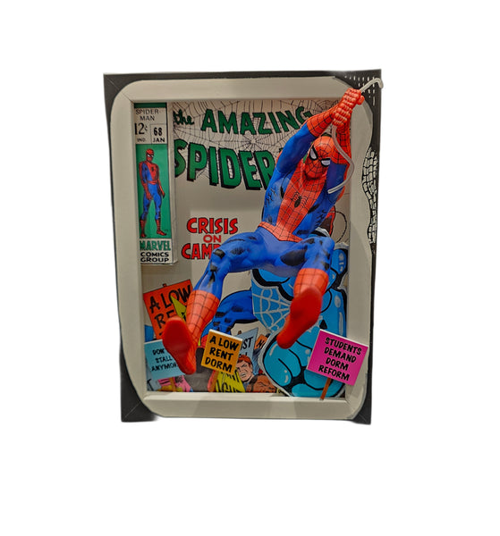 SPIDERMAN Issue #68 3D Box Frame Art