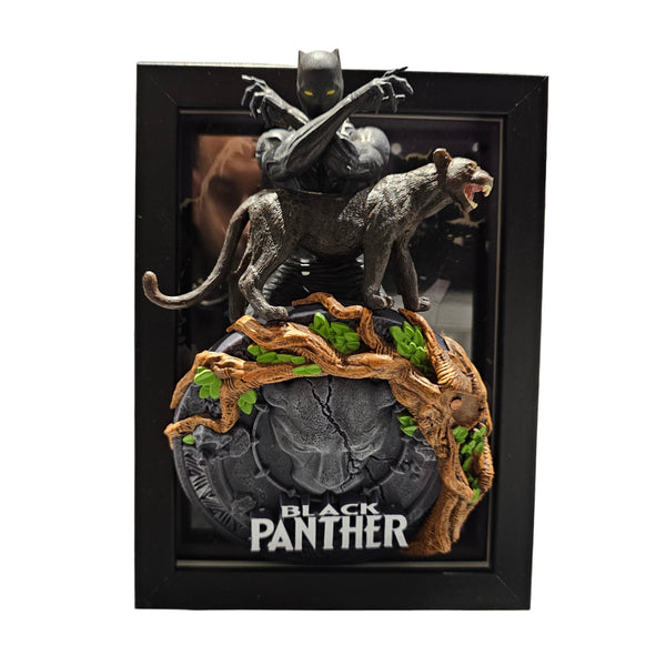 Black Panther 3D Box Frame Art 13x18cm