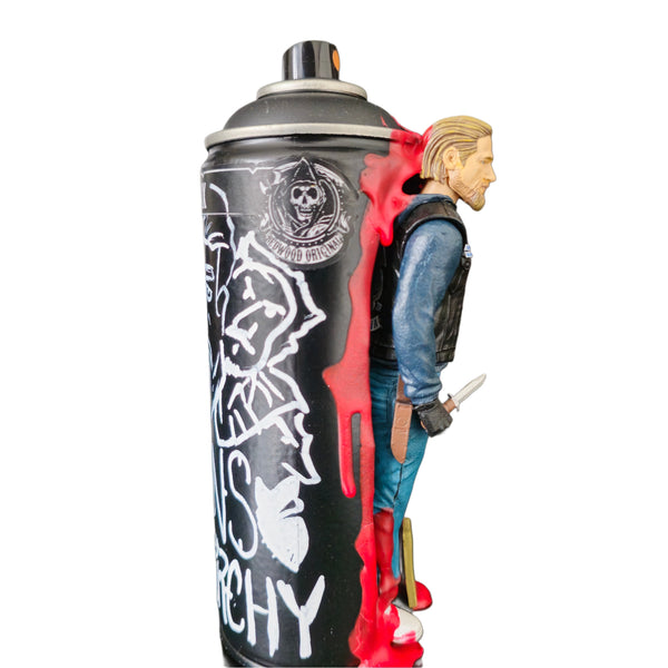 Sons of Anarchy| Jax | Graffiti spray can art display