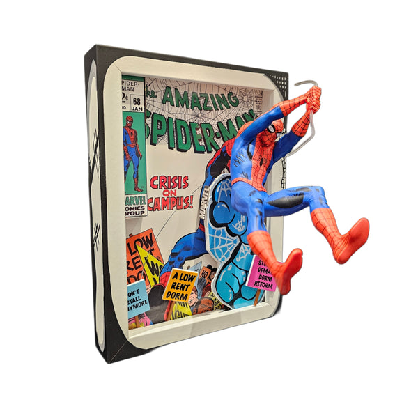 SPIDERMAN Issue #68 3D Box Frame Art