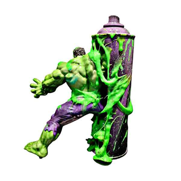 Hulk | Graffiti spray can art display