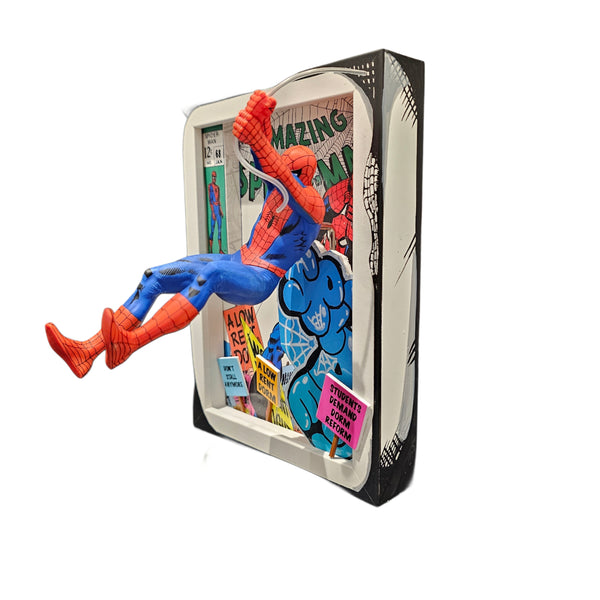 SPIDERMAN Issue #68 3D Box Frame Art