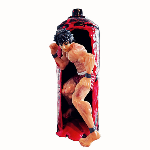 Baki Hanma | Street art spray can