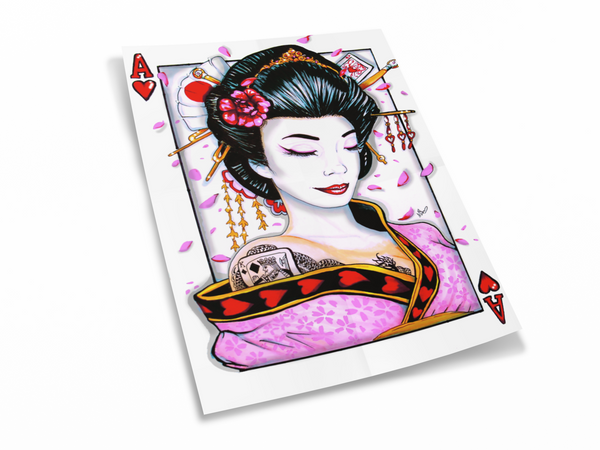 ACE OF BLOSSOMS GLOSS PRINT